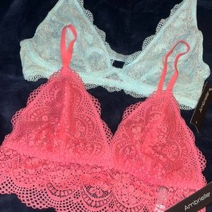 NWT Ambrielle Bralette Bundle S/5